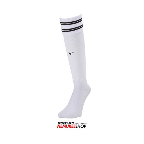 MIZUNO Accessories LINE SOCKS (WHITE/BLACK)