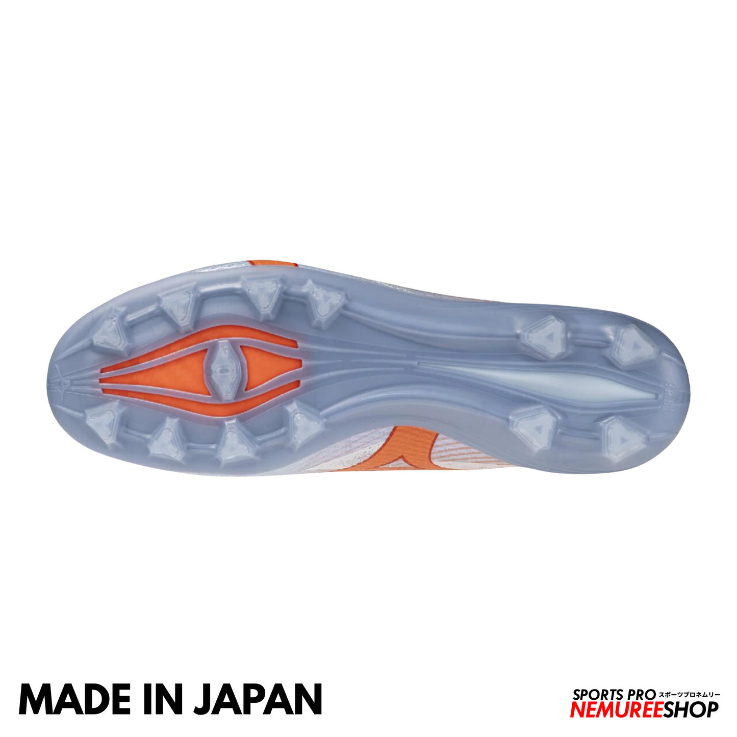 MIZUNO Football Shoes ALPHA 3 JAPAN (BLUE FINCH/CORNFLOWER BLUE/LAVA ORANGE)