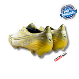 MIZUNO Soccer Shoes ALPHA ELITE (WHITE/GE GOLD/BLACK) - Nemuree Shop - Online Sports Store
