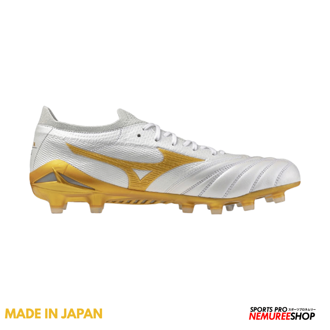 MIZUNO Football Shoes MORELIA NEO 4 BETA JAPAN (WHITE / GOLD)