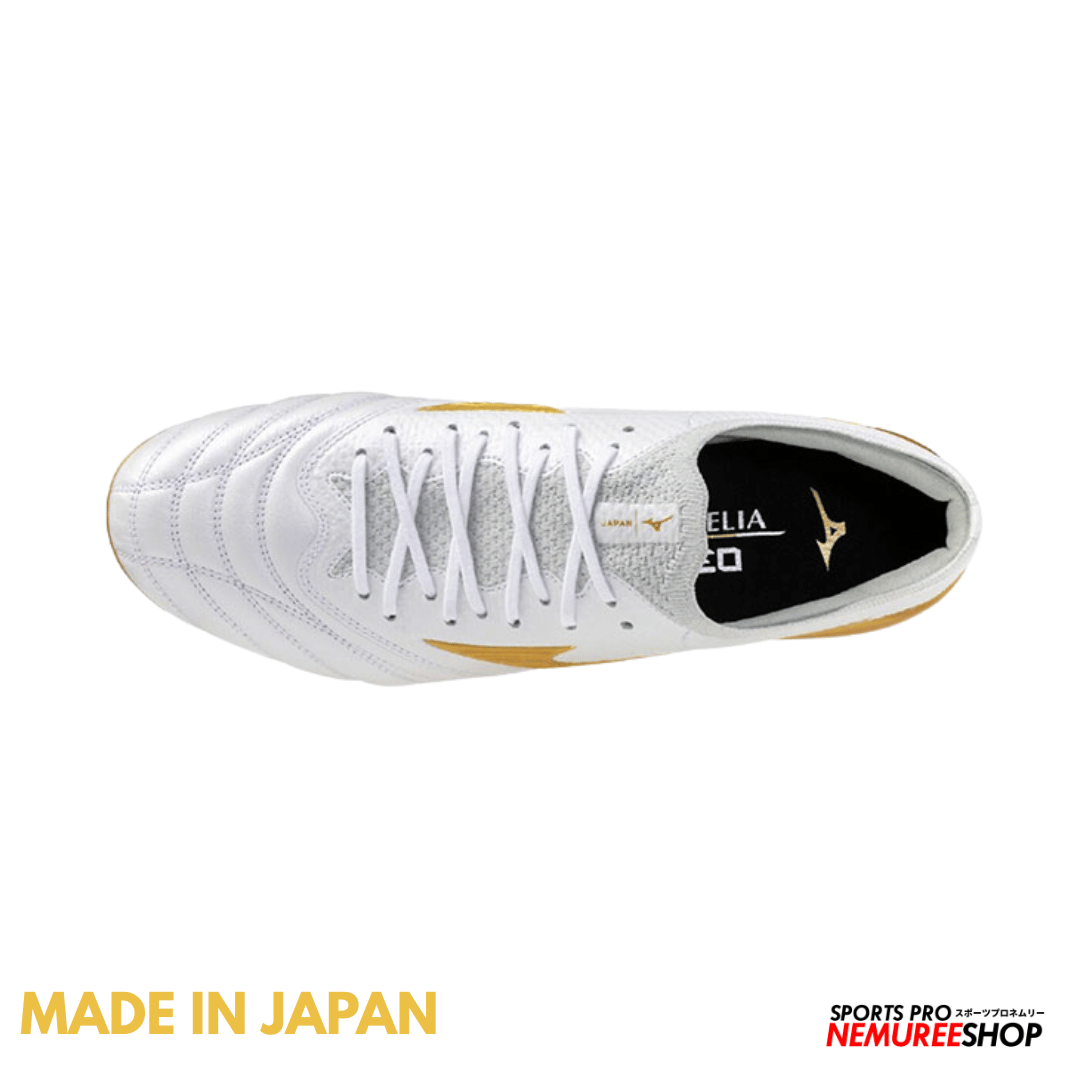 MIZUNO Football Shoes MORELIA NEO 4 BETA JAPAN MIX (WHITE / GOLD)