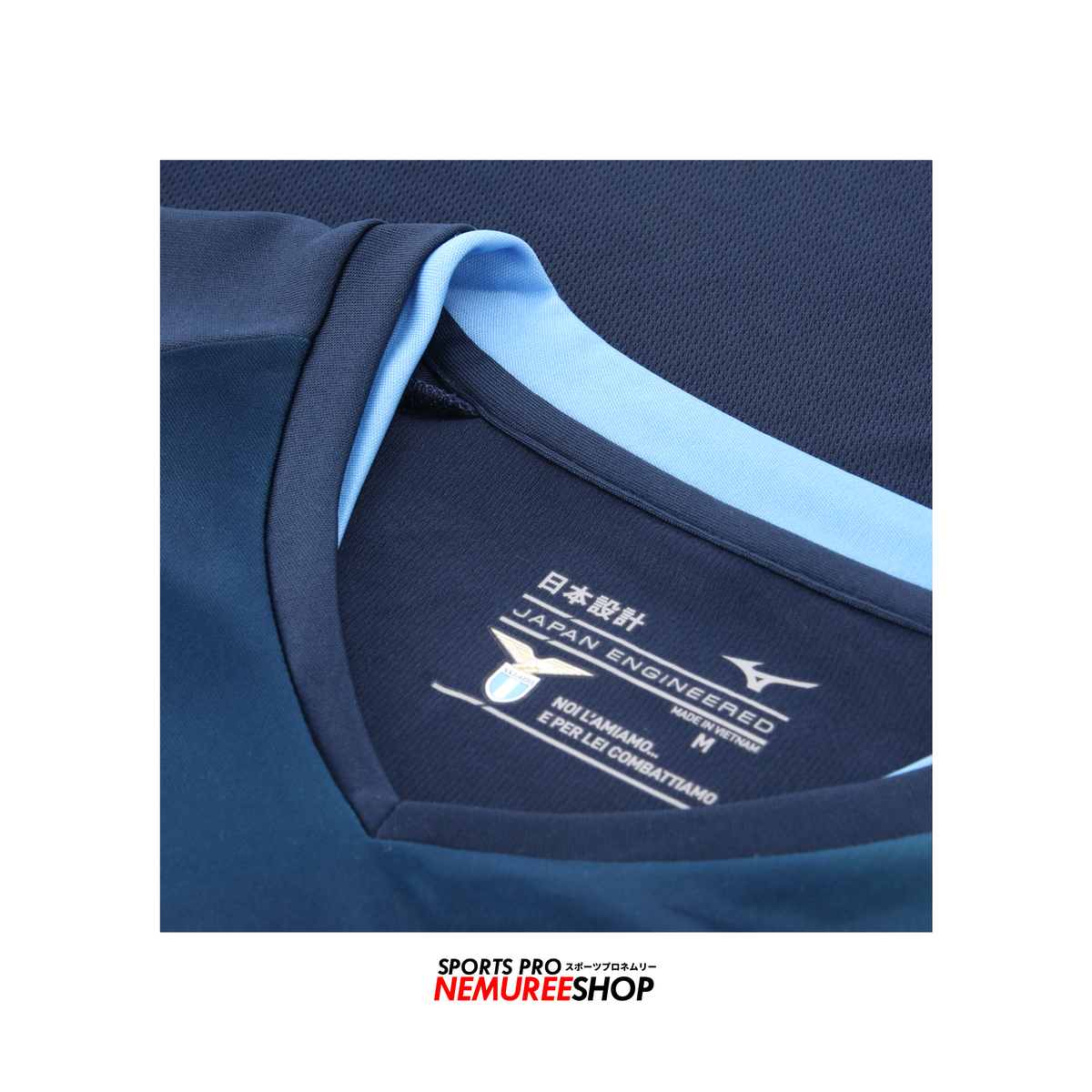 MIZUNO Apparel 3RD JERSEY S.S LAZIO MEN 25/26 (NAVY) - Nemuree Shop - Online Sports Store