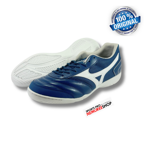 MIZUNO Futsal Shoes MRL SALA CLUB IN (SAILOR BLUE/WHITE) - Nemuree Shop - Online Sports Store