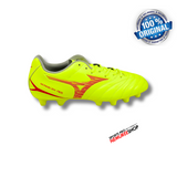 MIZUNO Soccer Shoes MONARCIDA NEO 3 SELECT (SAFETY YELLOW/FIERY CORAL 2) - Sports Pro Nemuree Shop - Online Sports Store