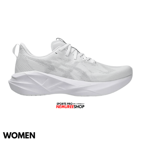 ASICS Women Running Shoes NOVABLAST 5 WOMEN (WHITE/PIEDMONT GREY)