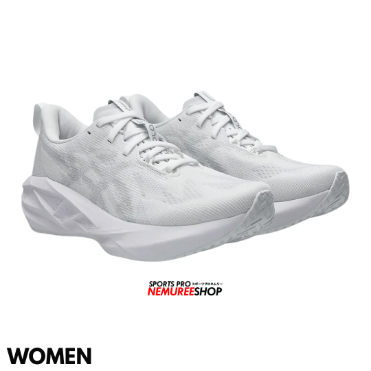ASICS Women Running Shoes NOVABLAST 5 WOMEN (WHITE/PIEDMONT GREY) - Nemuree Shop - Online Sports Store