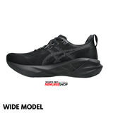 ASICS Running Shoes NOVABLAST 5 WIDE (BLACK/CARRIER GREY)