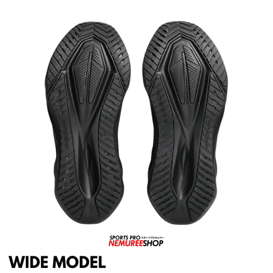 ASICS Running Shoes NOVABLAST 5 WIDE (BLACK/CARRIER GREY) - Nemuree Shop - Online Sports Store