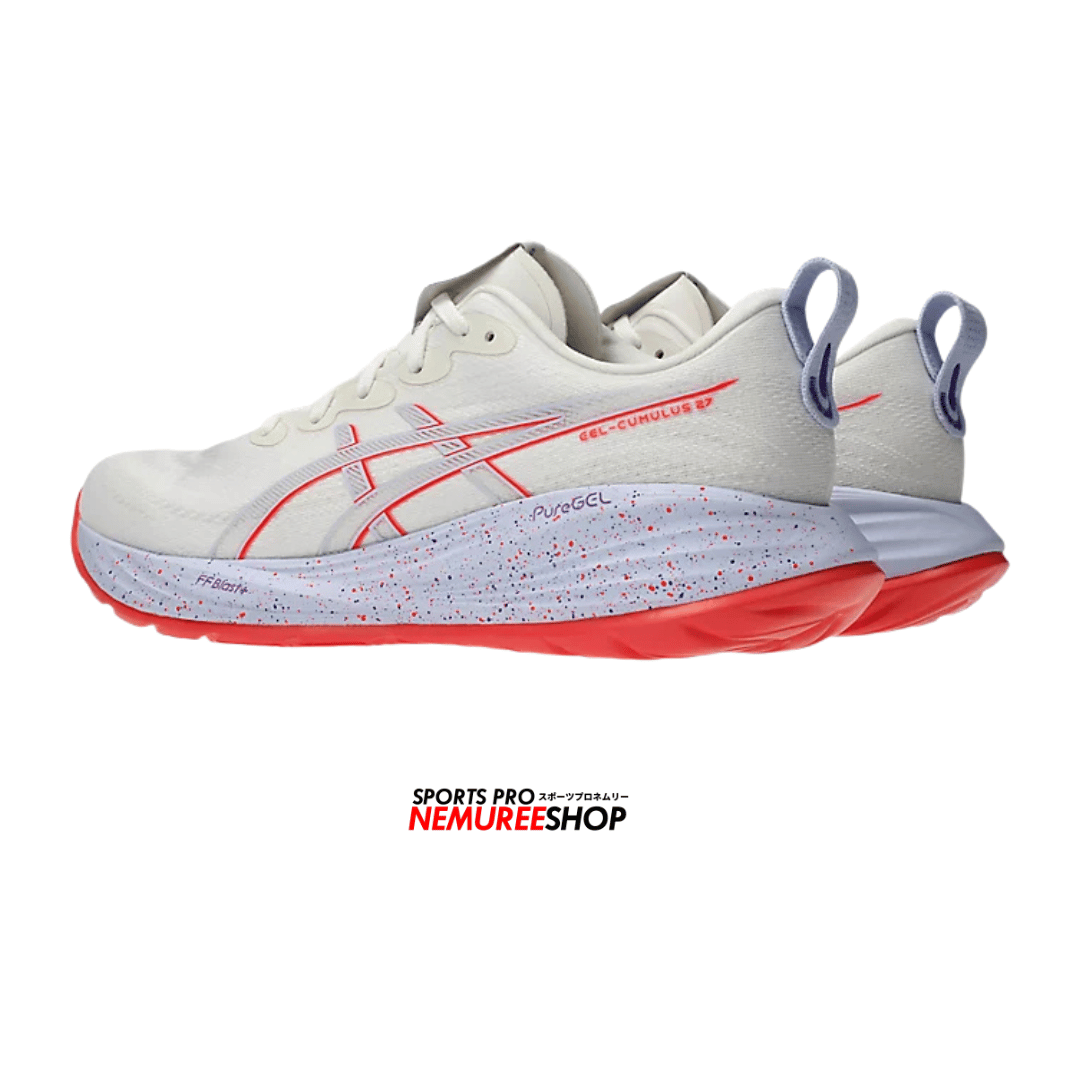 ASICS Running Shoes GEL-CUMULUS 27 TOKYO (CREAM / EDO PURPLE) - Nemuree Shop - Online Sports Store