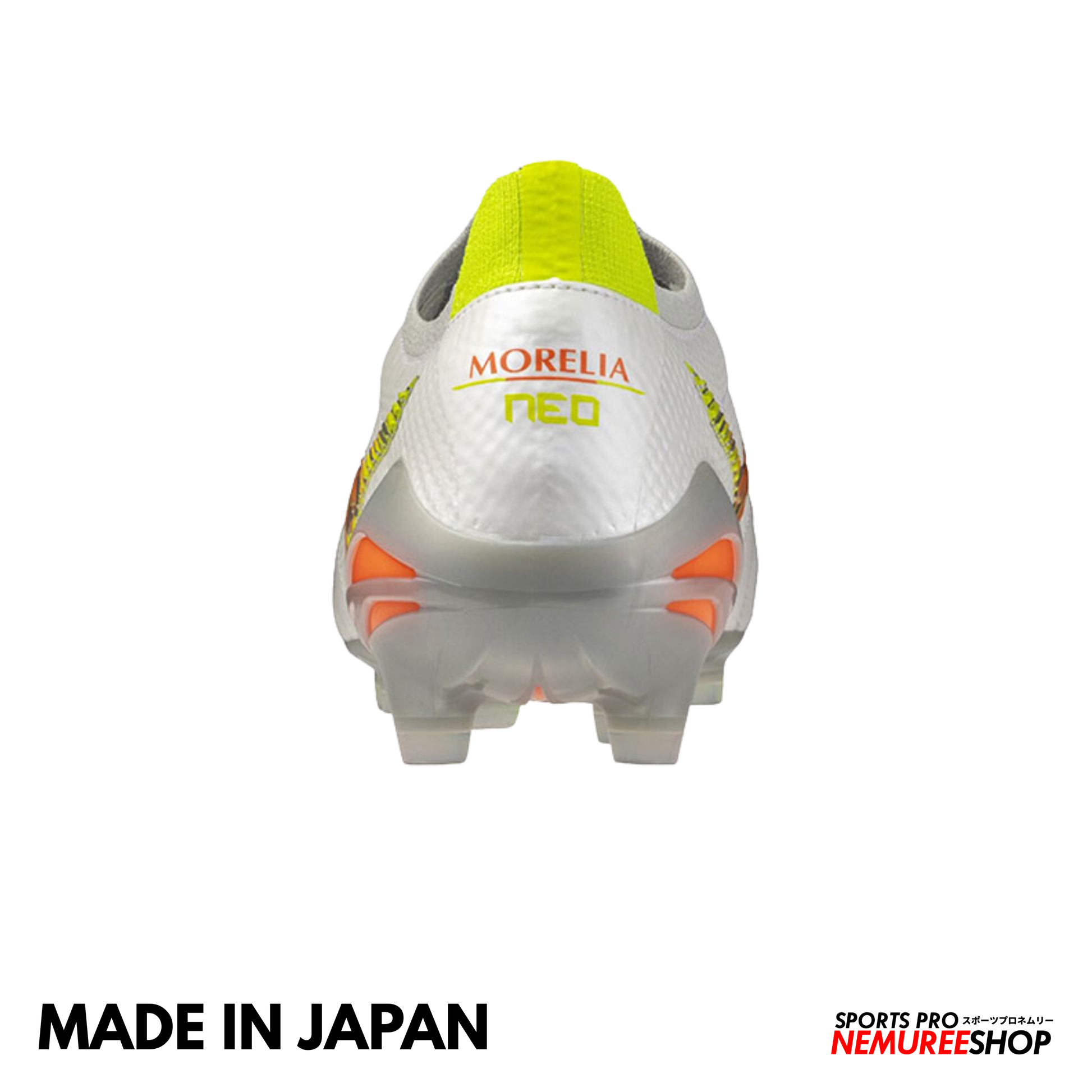MIZUNO Football Shoes MORELIA NEO 5 BETA JAPAN (WHITE/LAVA ORANGE MIZUNO Football Shoes MORELIA NEO 5 BETA JAPAN (WHITE/LAVA ORANGE