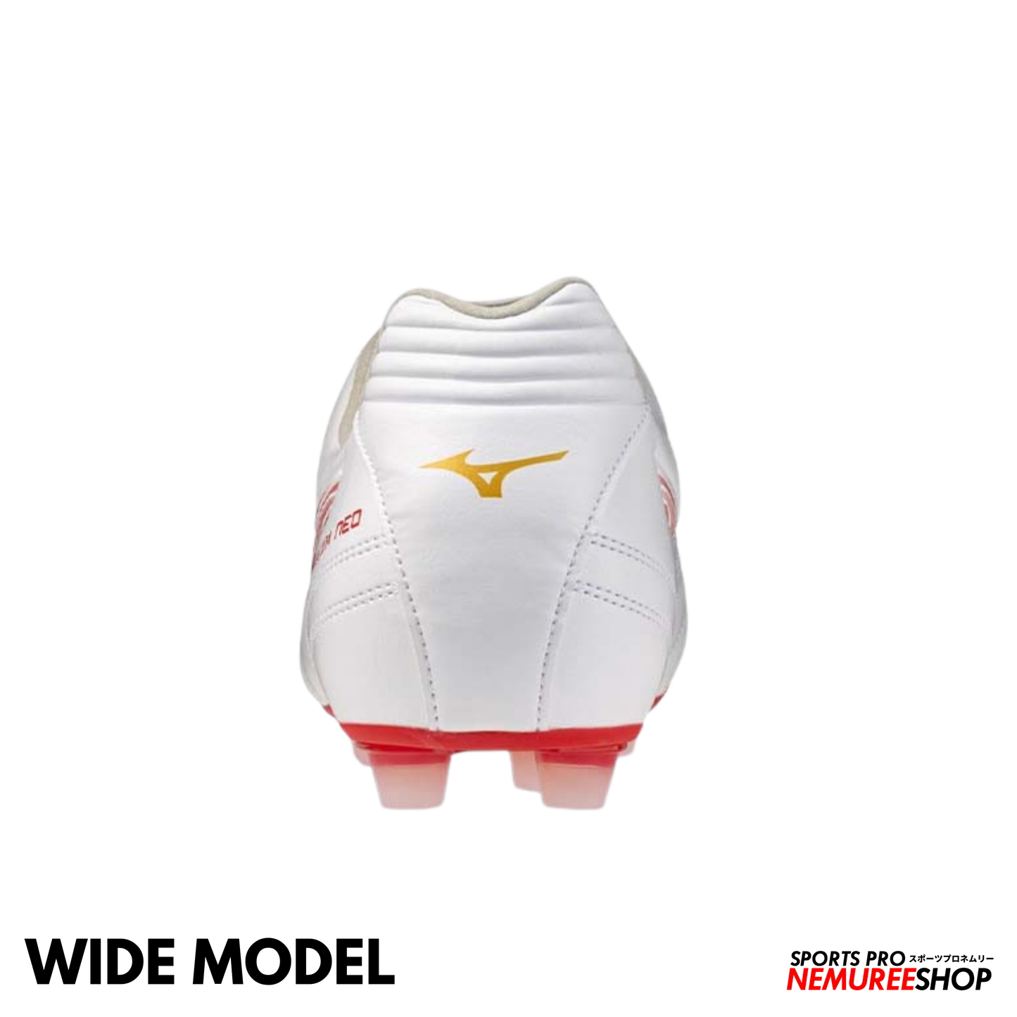 MIZUNO Football Shoes MONARCIDA NEO 3 WIDE PRO (WHITE/MORELIA 40TH RED)