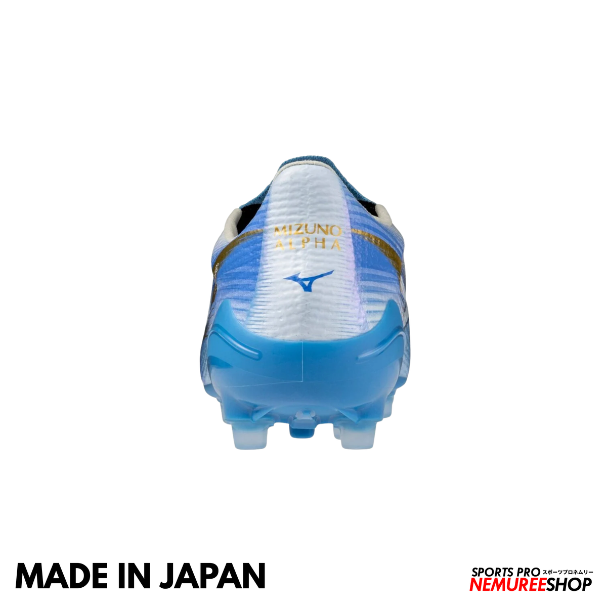 MIZUNO Football Shoes ALPHA 3 JAPAN AG (CELESTE/WHITE)