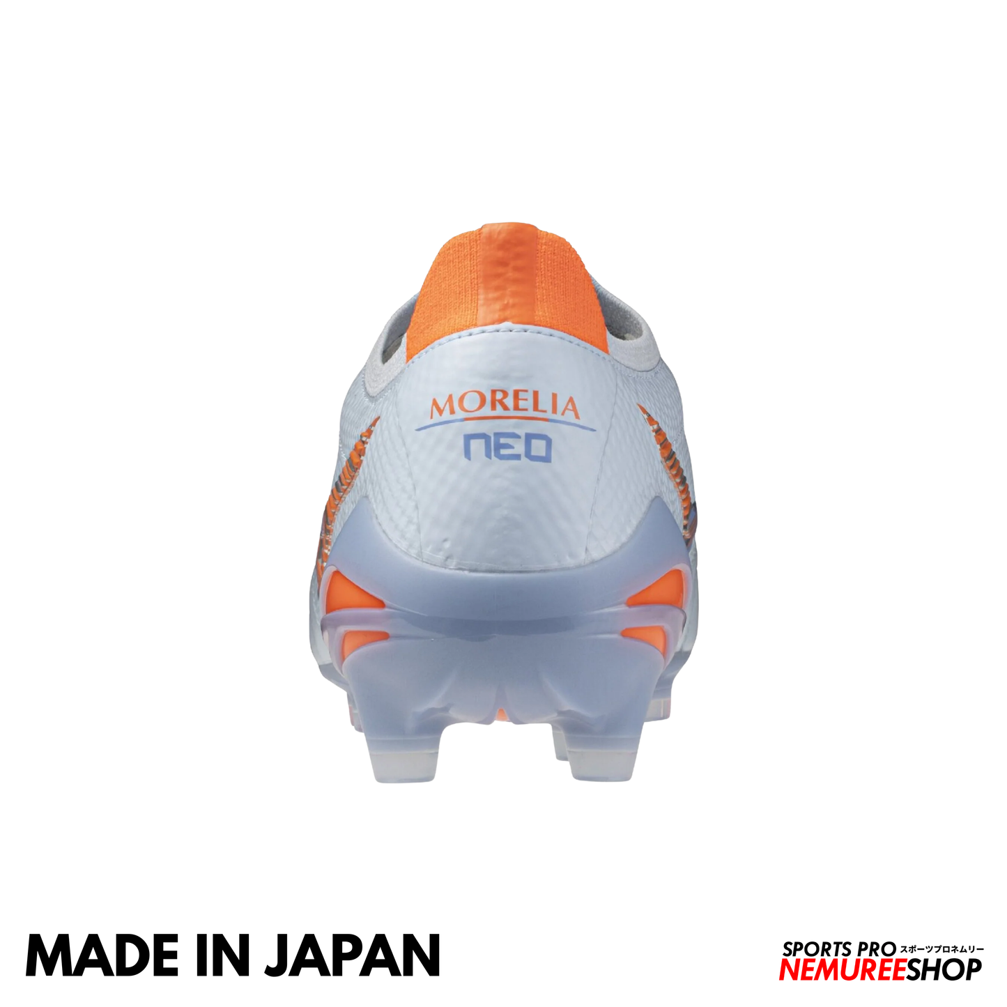 MIZUNO Football Shoes MORELIA NEO 5 BETA JAPAN (BLUE FINCH/CORNFLOWER BLUE/LAVA ORANGE)