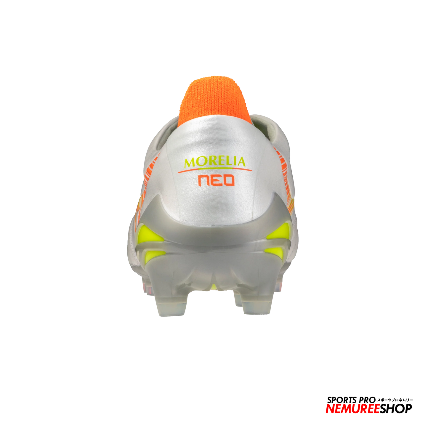 MIZUNO Football Shoes MORELIA NEO 5 ELITE (WHITE/EVENING PRIMROSE/LAVA ORANGE)