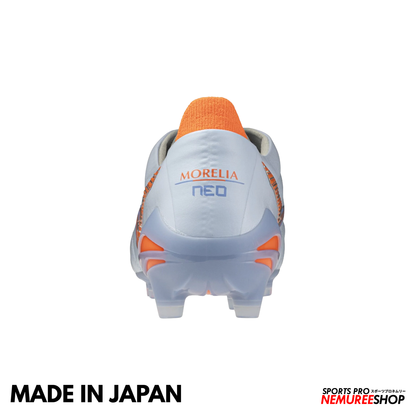 MIZUNO Football Shoes MORELIA NEO 5 JAPAN (BLUE FINCH/CORNFLOWER BLUE/LAVA ORANGE)