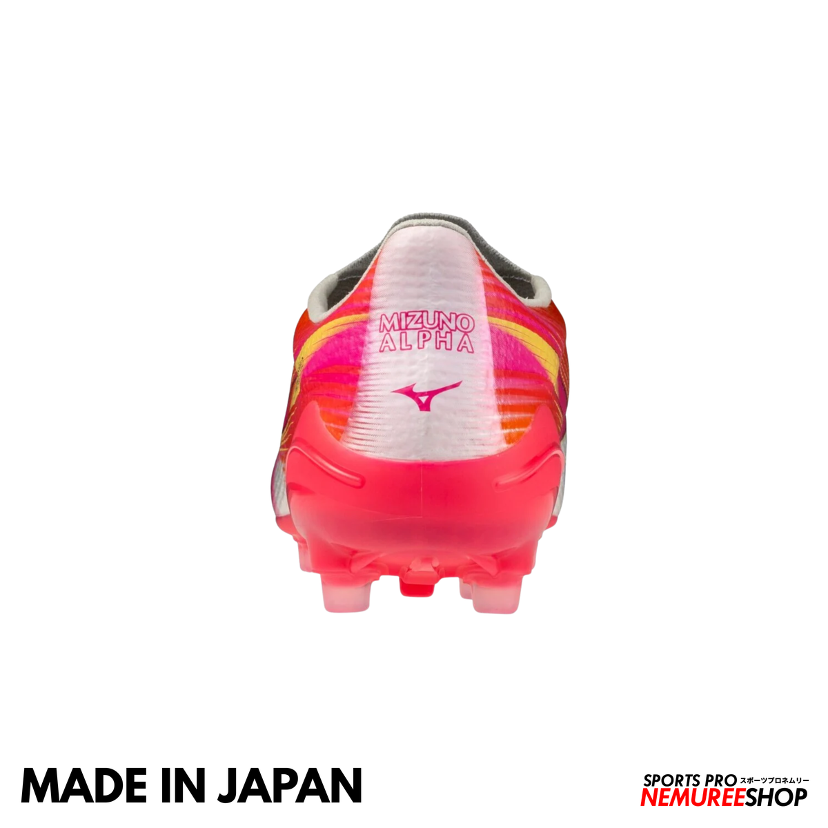 MIZUNO Football Shoes ALPHA 3 JAPAN AG (WHITE/FUCHSIA PURPLE)
