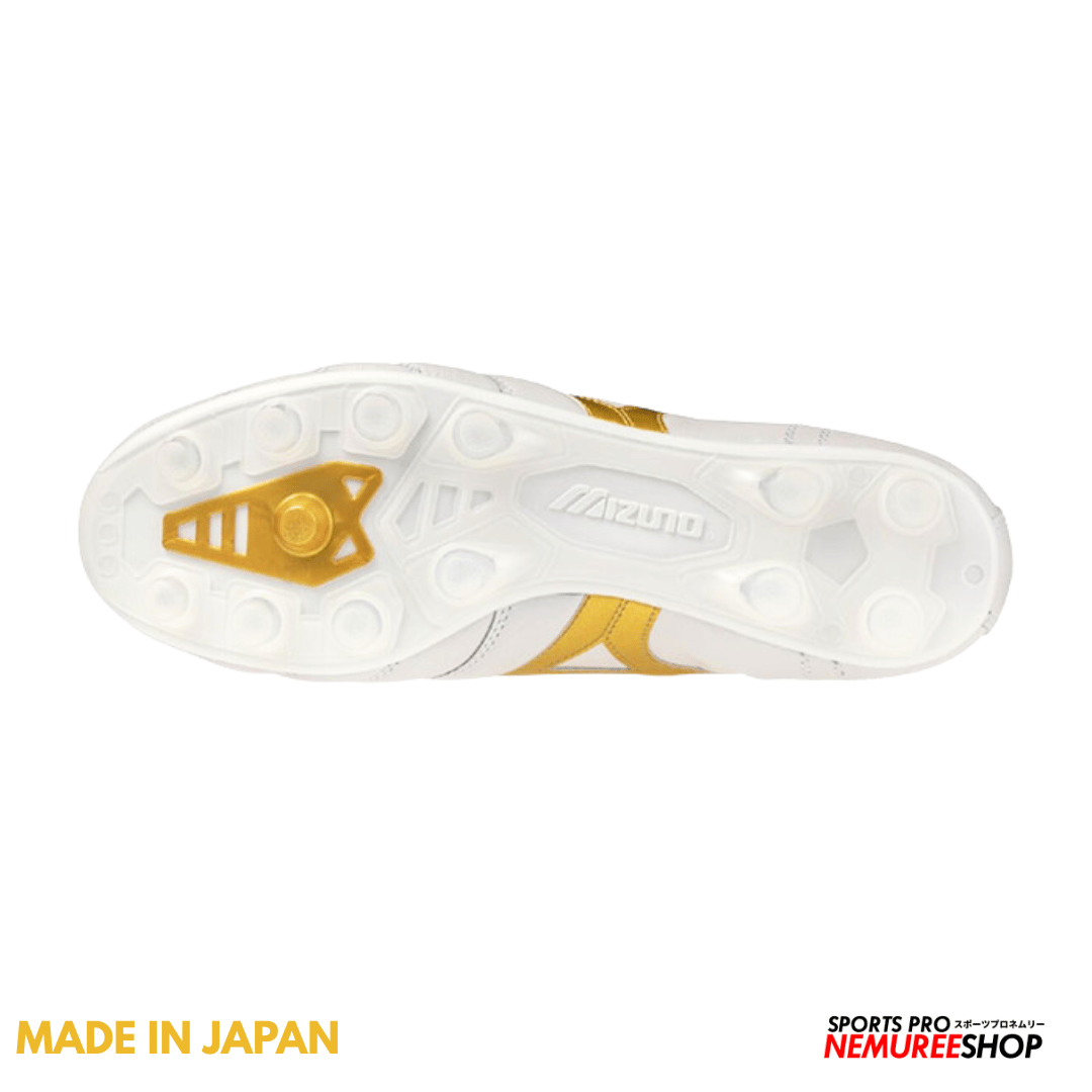 MIZUNO Football Shoes MORELIA 2 JAPAN (WHITE / GOLD)