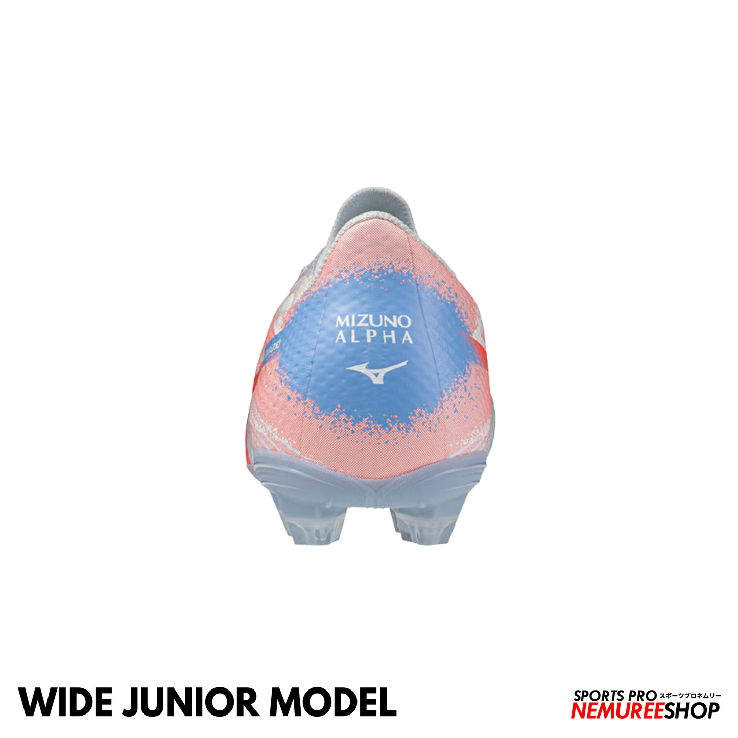 MIZUNO Football Shoes ALPHA 3 SELECT JR WIDE (BLUE FINCH/CORNFLOWER BLUE/LAVA ORANGE)