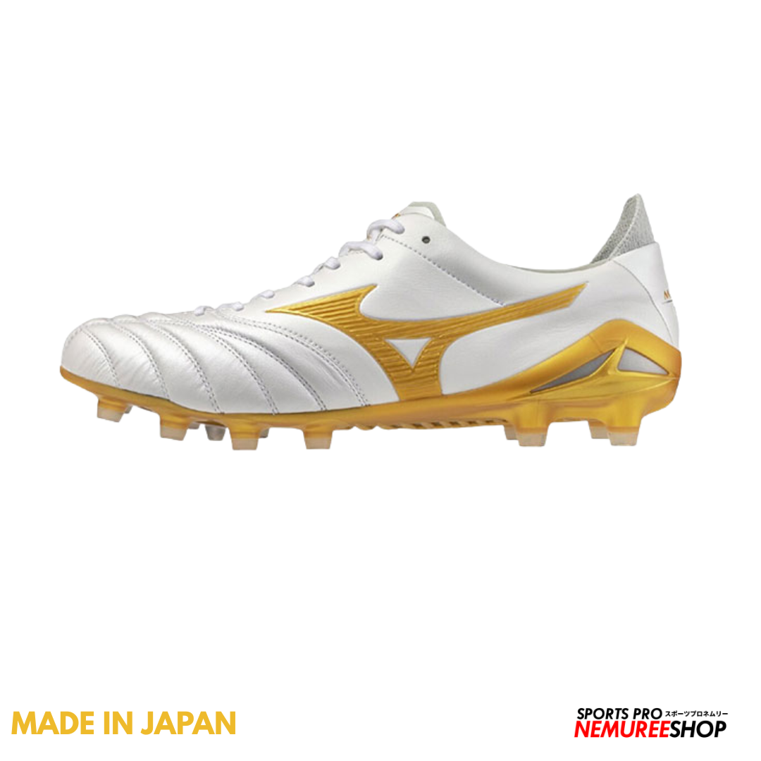 MIZUNO Football Shoes MORELIA NEO 4 JAPAN (WHITE / GOLD)