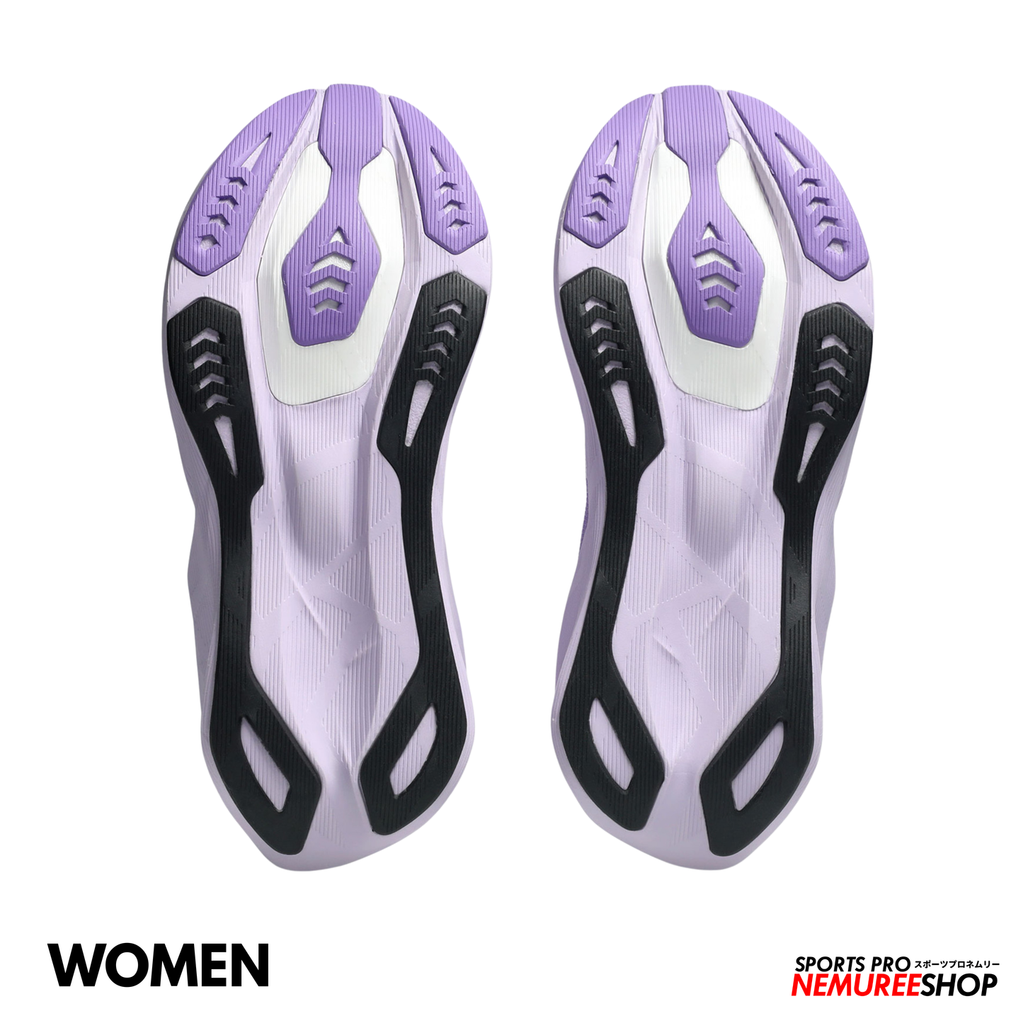 ASICS Women Running Shoes NOVABLAST 6 WOMEN (WHITE/MURASAKI)