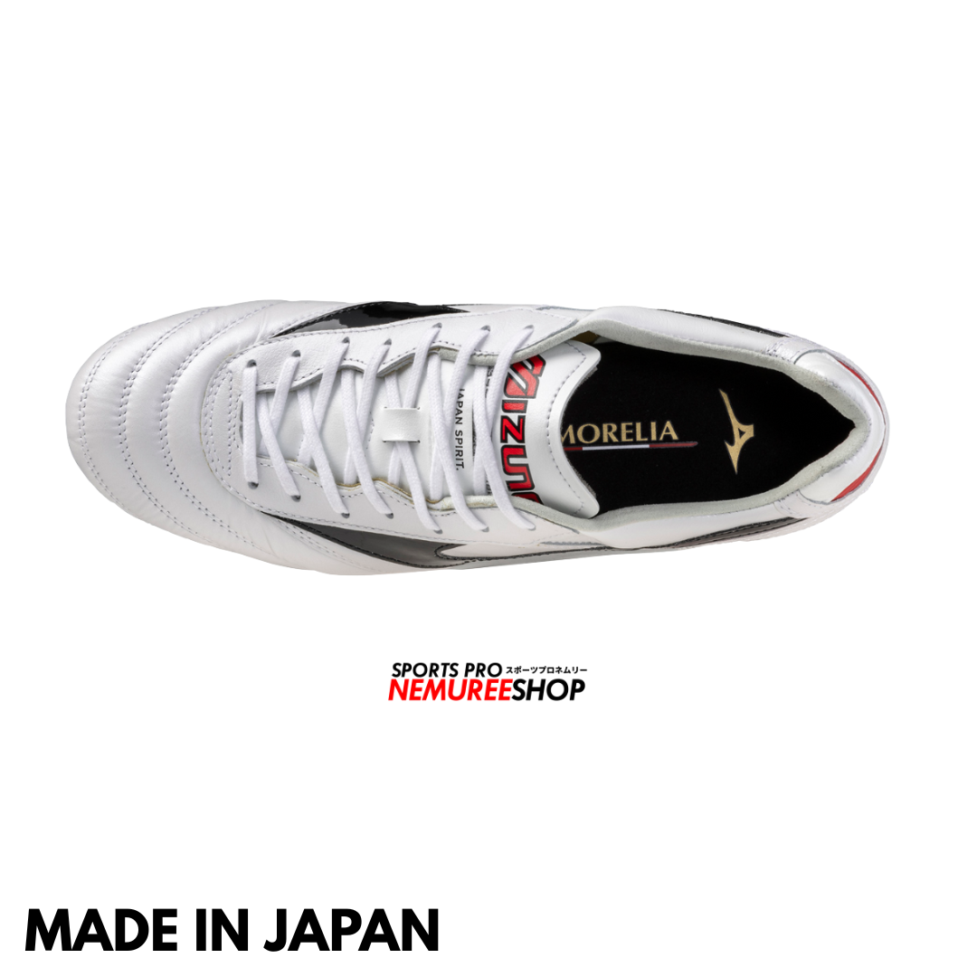 MIZUNO Soccer Shoes MORELIA 2 JAPAN ORIGIN PACK (WHITE/BLACK MIZUNO Soccer Shoes MORELIA 2 JAPAN ORIGIN PACK (WHITE/BLACK