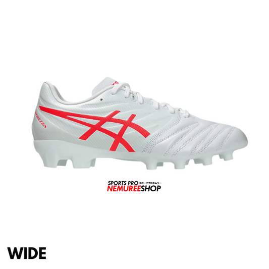 ASICS Football Shoes ULTREZZA CLUB 3 WIDE (WHITE/FLASH RED) - Nemuree Shop - Online Sports Store