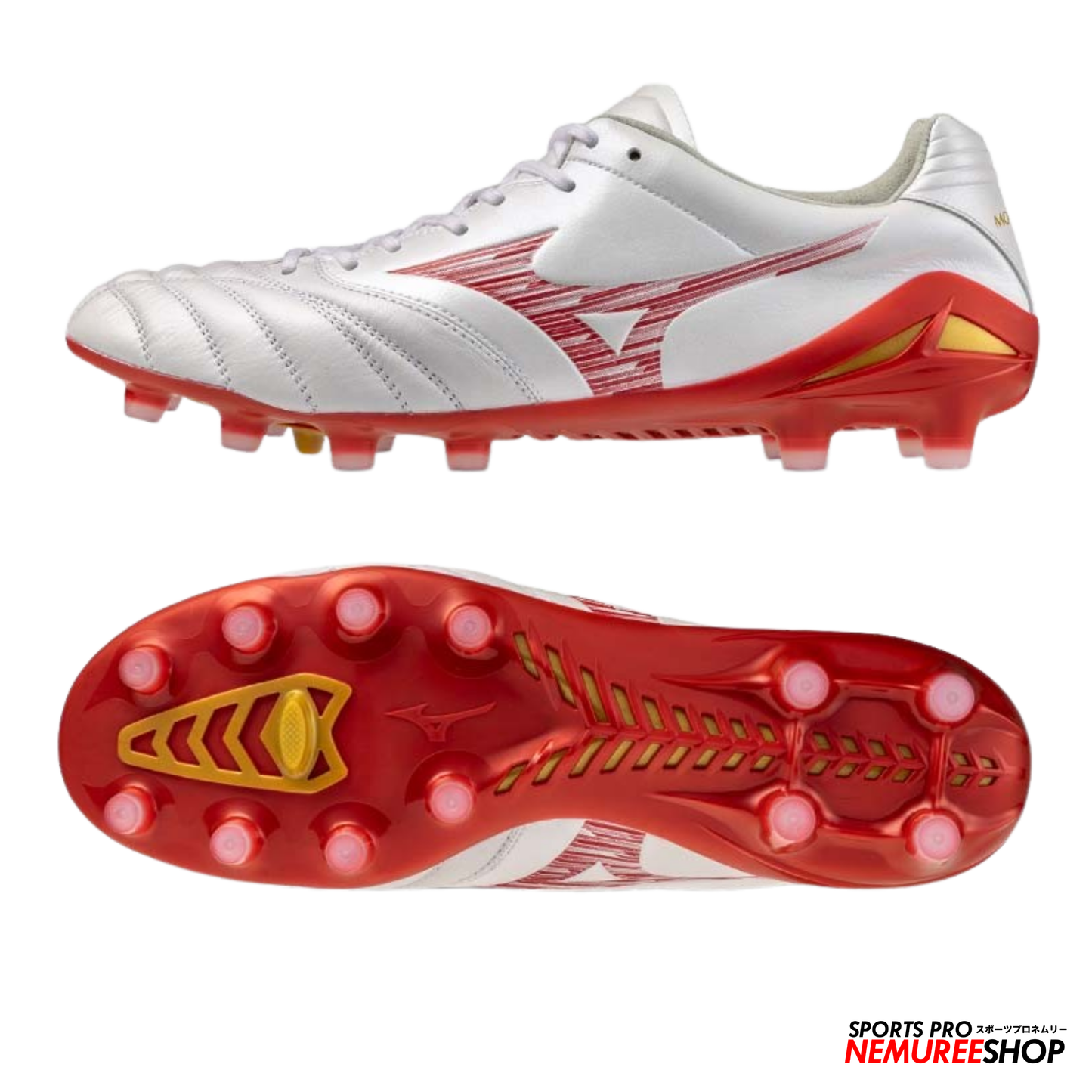 MIZUNO Football Shoes MONARCIDA NEO 3 ELITE (WHITE/MORELIA 40TH RED)