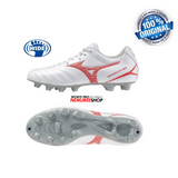 MIZUNO Soccer Shoes MONARCIDA NEO 3 SELECT (WHITE/RADIANT RED) - Nemuree Shop - Online Sports Store