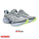 ASICS Women Running Shoes NOVABLAST 5 WOMEN (GRAVEL / BLUE FADE)