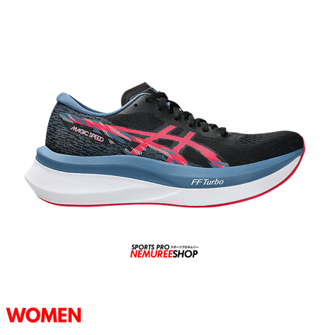 ASICS Women Running Shoes MAGIC SPEED 4 WOMEN (BLACK / WINTER SEA)