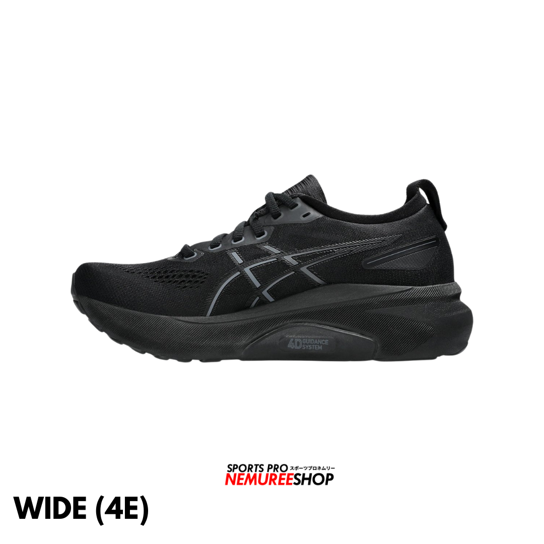 ASICS Running Shoes GEL-KAYANO 31 EXTRA WIDE 4E (BLACK/BLACK)
