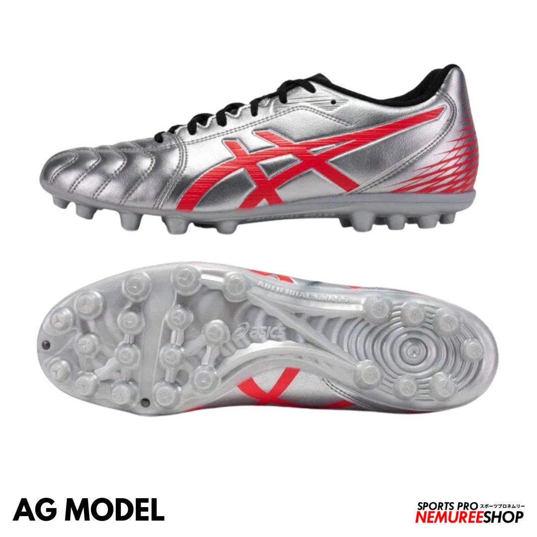 ASICS Soccer Shoes DS LIGHT CLUB AG (PURE SILVER/LASER PINK)
