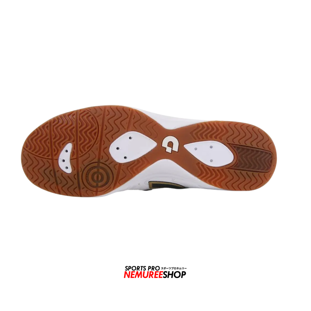 DESPORTE Futsal Shoes TESSA LIGHT ID PRO 3 (WHITE/BLACK/GOLD) - Nemuree Shop - Online Sports Store