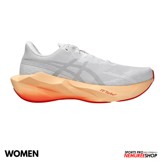 ASICS Women Running Shoes NOVABLAST 6 WOMEN (WHITE/VIVID CORAL)