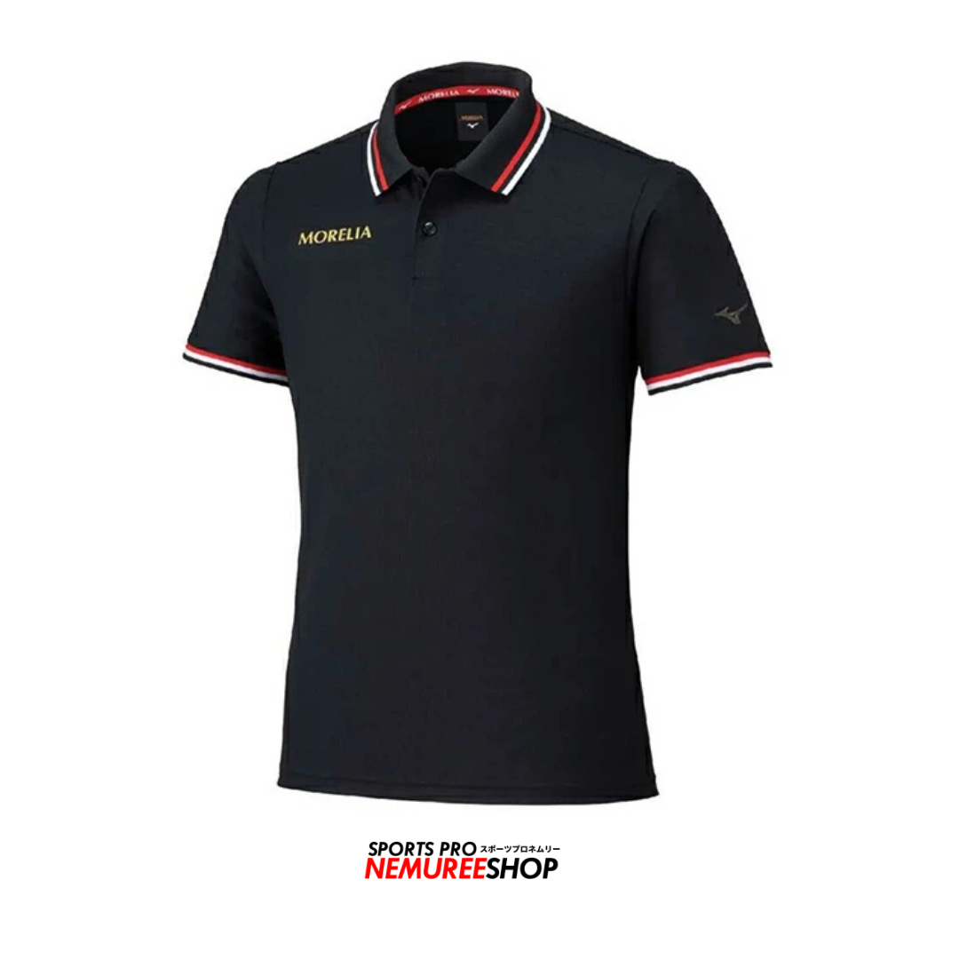 MIZUNO Mizuno MORELIA POLO SHIRT MEN - SHORT SLEEVE  (BLACK) - Nemuree Shop - Online Sports Store