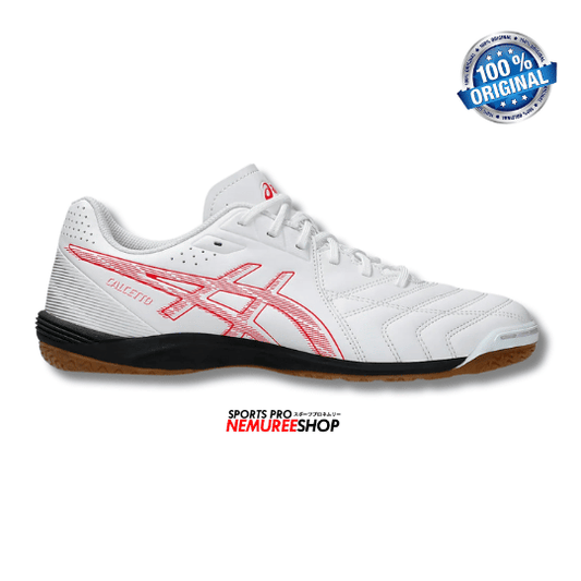 ASICS Futsal Shoes CALCETTO WD 9 (WHITE/DIVA PINK) - Nemuree Shop - Online Sports Store