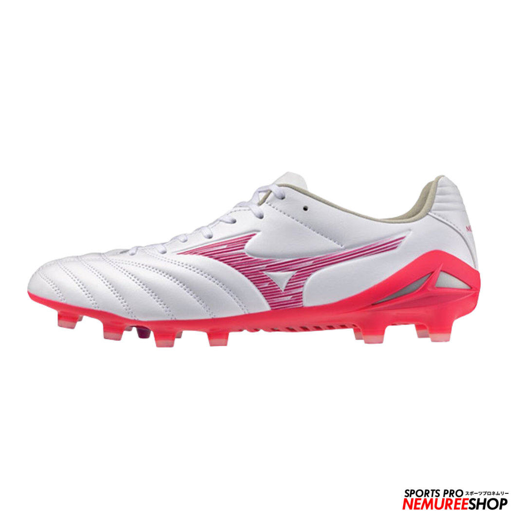 MIZUNO Football Shoes MONARCIDA NEO 3 PRO (WHITE/FUCHSIA PURPLE) - Nemuree Shop - Online Sports Store