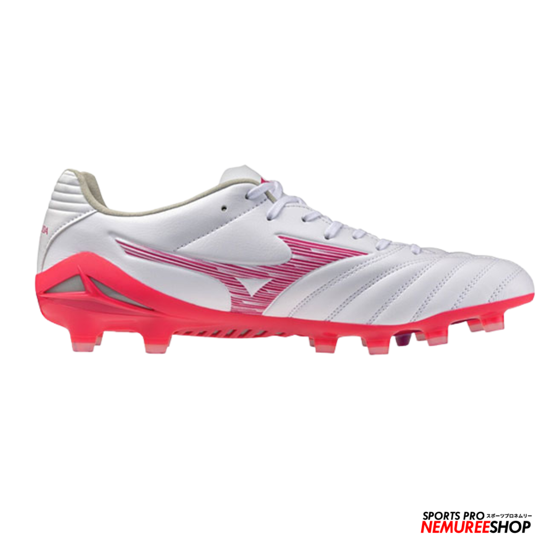 MIZUNO Football Shoes MONARCIDA NEO 3 PRO (WHITE/FUCHSIA PURPLE) - Nemuree Shop - Online Sports Store