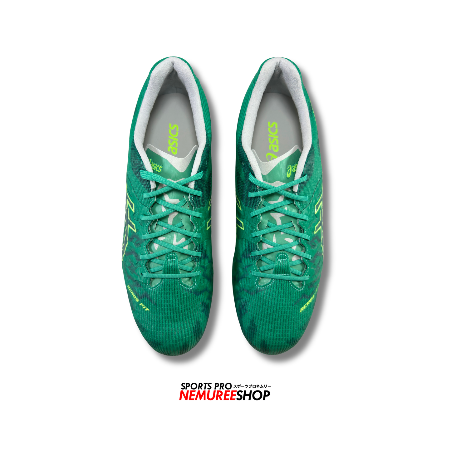 ASICS Football Shoes DS LIGHT ACROS 3 (WHITE/GREEN GECKO) - Nemuree Shop - Online Sports Store