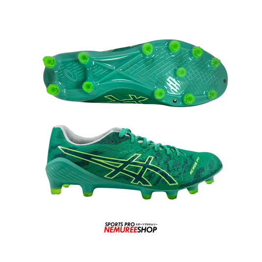 ASICS Football Shoes DS LIGHT ACROS 3 (WHITE/GREEN GECKO) - Nemuree Shop - Online Sports Store