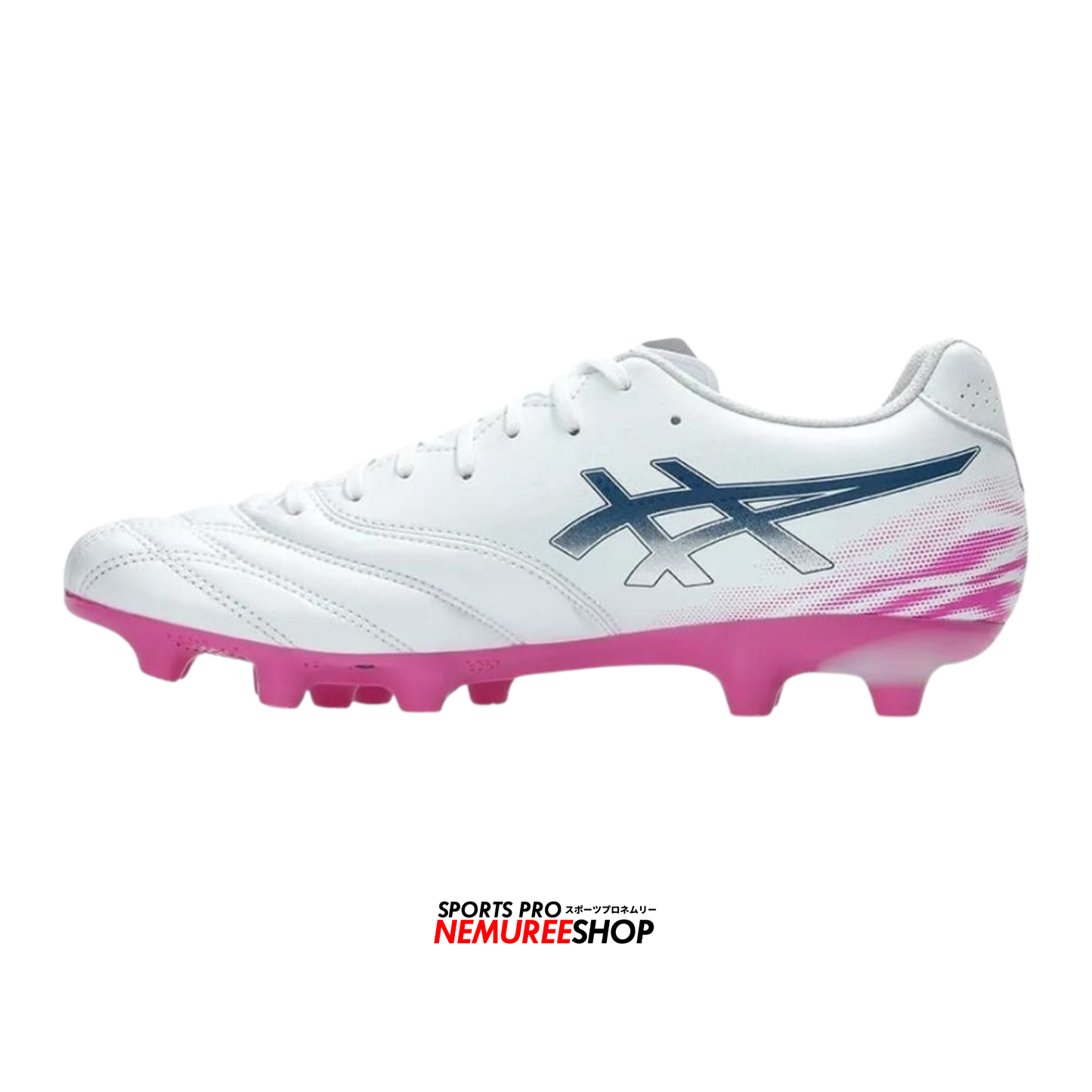ASICS Football Shoes DS LIGHT PRO (WHITE/DIGITAL SAKURA) - Nemuree Shop - Online Sports Store