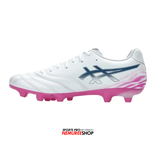ASICS Football Shoes DS LIGHT PRO (WHITE/DIGITAL SAKURA) - Nemuree Shop - Online Sports Store