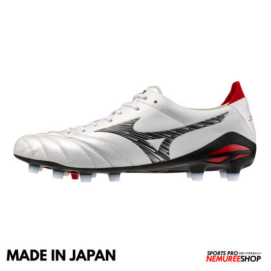 MIZUNO Football Shoes MORELIA NEO 5 JAPAN (WHITE/BLACK/CHINESE RED)