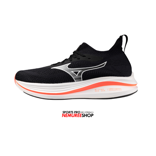 MIZUNO Running Shoes MIZUNO NEO ZEN (BLACK/WHITE/FIERY CORAL 2) - Nemuree Shop - Online Sports Store