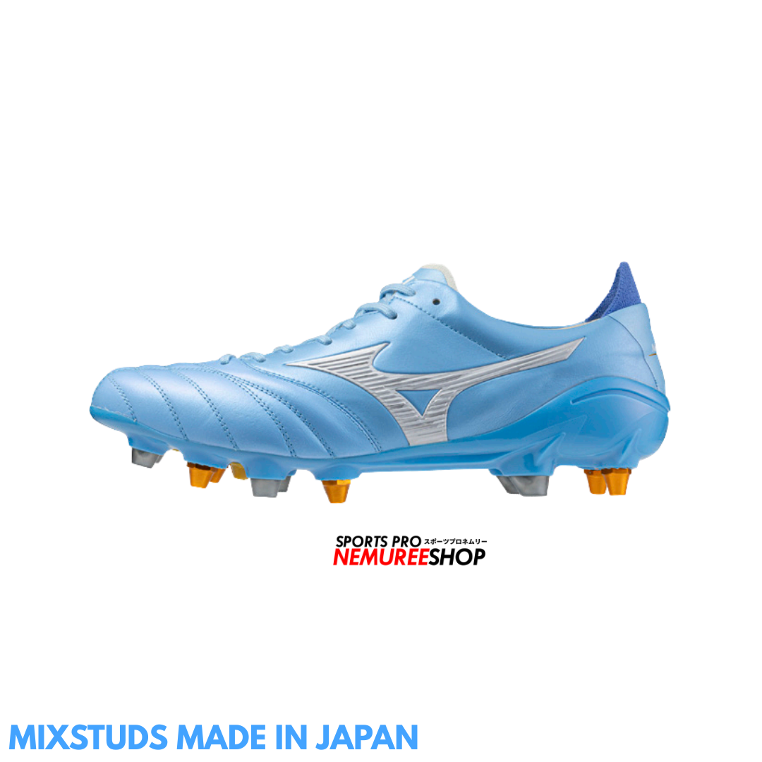MIZUNO Football Shoes MORELIA NEO 4 JAPAN MIX (CELESTE / WHITE / ULTRAMARINE)