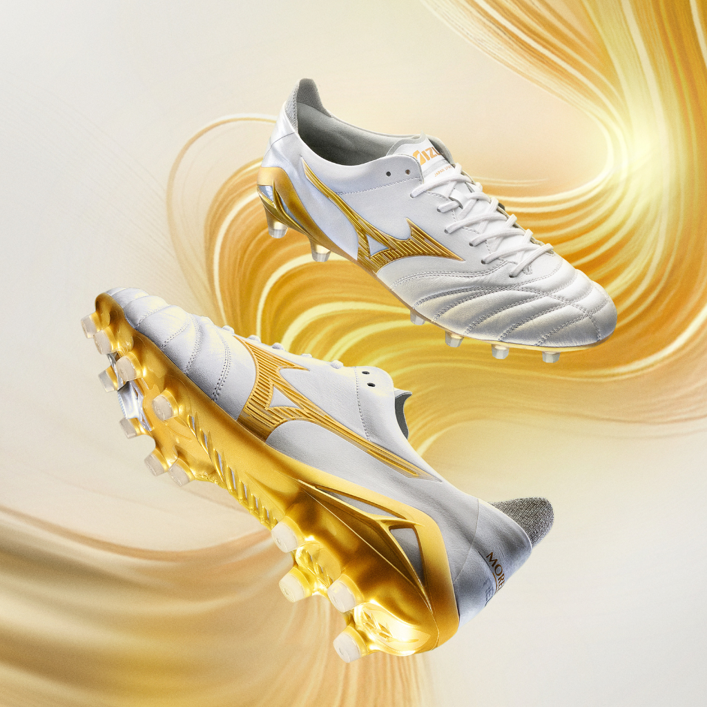 MIZUNO Football Shoes MORELIA NEO 4 JAPAN (WHITE / GOLD)