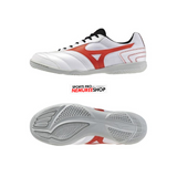 MIZUNO Futsal Shoes MRL SALA CLUB IN (WHITE/RADIANT RED) - Nemuree Shop - Online Sports Store