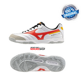 MIZUNO Futsal Shoes MORELIA SALA CLASSIC IN (WHITE/RADIANT RED) - Nemuree Shop - Online Sports Store