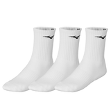 MIZUNO Accessories TRAINING 3P SOCKS (WHITE)