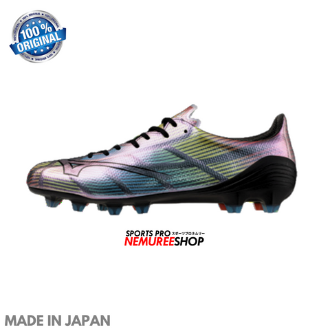 MIZUNO Football Shoes ALPHA 2 JAPAN (BLACK/GALAXY SILVER/BLACK) - Nemuree Shop - Online Sports Store